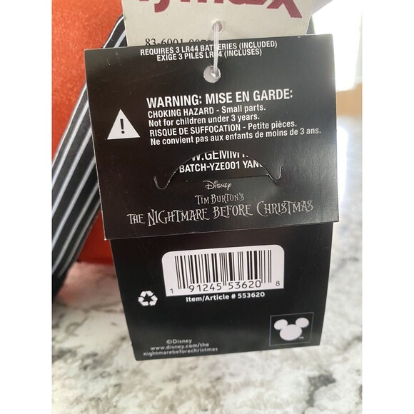 Jack Skellington Halloween 21” Plush Greeter Nightmare Before Christmas NWT - Picture 6 of 6